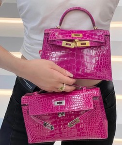 新款kelly mini 凯莉包迷你斜跨包女包 凯利包 凯丽牛皮版0人付款69