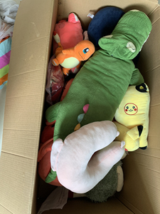 一箱毛绒玩具