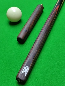 梅斯百战一通杆 中八黑八台球杆 斯洛克一体球杆 小头杆 乌木