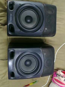 aiwa组合音响 爱娃450音箱一对