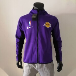 新款湖人紫色刺绣版出场服m-4xl码 为湖人球迷打call