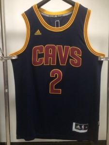 欧文骑士球衣2号元年蓝色白色刺绣篮球服