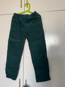 2条！！！Hm绿色条绒裤子，卡其色薄款直筒裤。两条25包邮