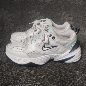 38码 耐克nike m2k tekon 女薄荷绿老爹鞋休闲
