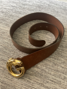 gucci马头腰带 够于深圳万象城,扣头质感细节非常到位,属