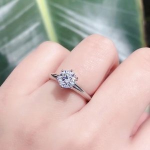 tiffany&co/蒂芙尼 1.03ct钻石戒指一克拉钻戒