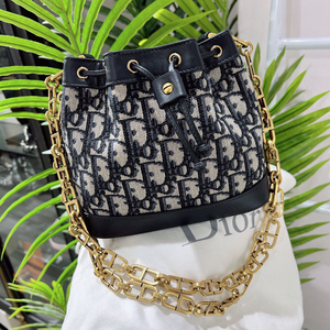 99新dior迪奥绝版老花mini水桶链条包,可以双链单肩