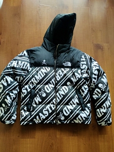 北面骷髅弹幕mmj联名羽绒服thenorthface北面羽绒