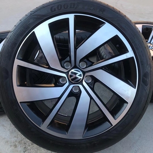 大众新速腾 大众新款速腾原厂拆车18寸轮毂轮胎一套