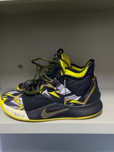 耐克篮球鞋pg3,41码,曼巴精神配色,保罗乔治3代致敬科比
