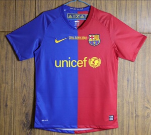 08-09赛季巴萨罗纳复古球衣主场6号哈维8号短袖足球服球衣_阿里巴巴找