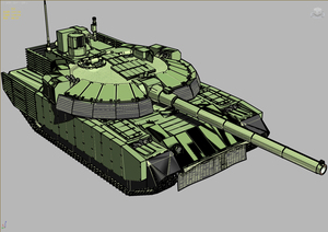 三维模型 电子文档 t-80bvm 飞行坦克 t80 图纸