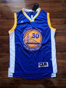 阿迪勇士库里总冠军同款r30复古运动篮球球迷球衣