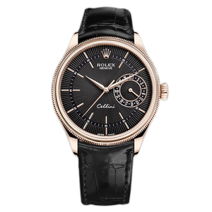 8新]劳力士切利尼18k玫瑰金自动机械手表男50515