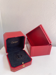 卡地亚白金戒指男