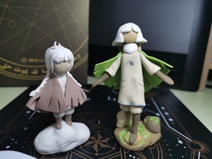 光遇黏土手办,成品,绿芽斗篷和麻花辫一起买,50元非偏远包邮