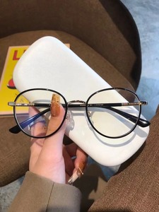全新小蜜蜂金胶内圈金属光学眼镜架 欧阳娜娜同款眼镜框 包围框