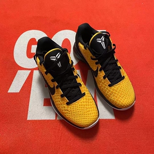 kobe 6代 黑黄配色
