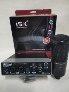 雅马哈声卡 铁三角2020麦克风 isk580耳机