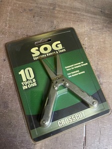 绝版SOG+索格+CC51多功能组合剪刀迷你小号工具，吊卡有