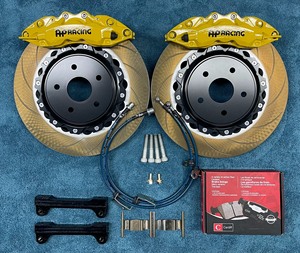 ap racing英国ap9040六活塞卡钳翻新加的夫刹车片