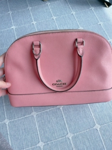 000人付款淘宝coach浅粉色贝壳包,闲置很久包内有污渍王瑞雪_88520.