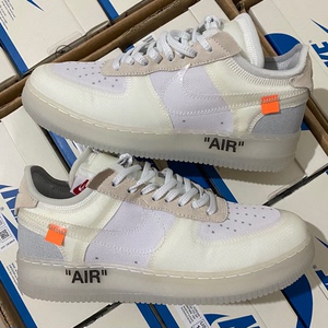 nike af1联名ow初代白色,自穿无敌!