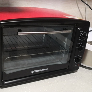 美国西屋烤箱28l,疫情期间购入,容量大,一家人烤鱼烤鸡完全