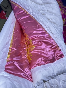 手工棉被定做绸缎被