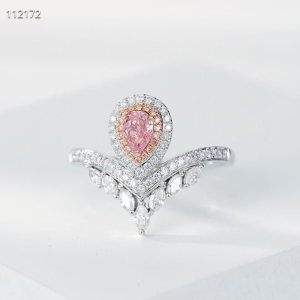 尚美巴黎水滴钻戒