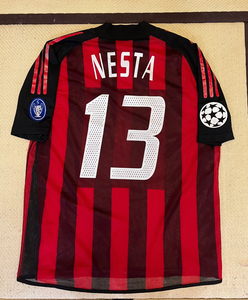 『展示』ac米兰 0203赛季 主场球员版 欧冠黑框 内斯塔