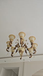 欧式吊灯 自己使用 全铜 客厅12个头 卧室6个头 卧室和客
