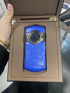 8848m5巅峰带钻 成色98 私人定制蓝色鳄鱼皮 成色嘎嘎