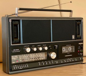 德国根德rr3000立体声卡座录音机收音机品相非常好原装件原