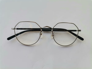全新aojo眼镜框，FARET8014，C03亮银色，近视镜
