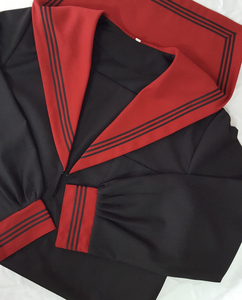 【退坑大刀出】米豆秀秀家赤领黑三本中间服jk制服