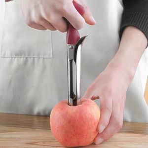 不锈钢水果去核器创意厨房工具新款苹果抽芯器