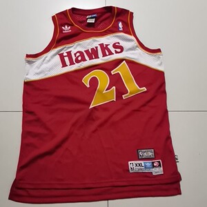 老鹰队11号特雷杨球衣21威尔金斯复古背心网眼透气韦伯刺绣篮