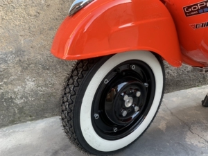 台湾伊诺华磨标轮胎gmd复古白边真空摩托车轮胎300-10