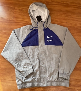 nike 耐克运动休闲双钩解构防风连帽夹克外套杨超越同款