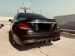 因卖车恢复原厂,奔驰e213运动后杠巴博斯尾唇尾喉打包带走白