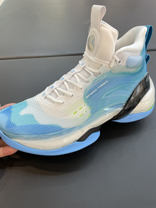 安踏kt7汤普森7代/七代战靴留白天使之城配色nba高帮大码