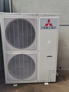 三菱重工海尔五匹柜机转让,空调安装使用两年,机器很新,效果很