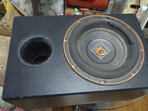 美国阿尔法12吋双音圈4Ω,1500w低音炮,加低音炮箱.