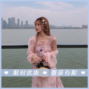 森女想去海边 三哥家软妹连衣裙吊带裙 sankousan三扣