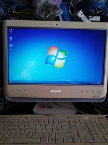 联想电脑一体机19寸,win7系统,配置不高.当普通收银系统