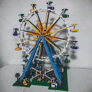兼容乐高 狮子王180145摩天轮积木 摩天轮乐高