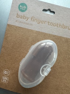 可优比 全新 婴儿纳米银指套牙刷 1个