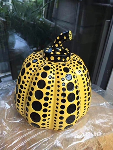 正版草间弥生 波点南瓜摆件 装饰品 物件雕塑 全新工艺品