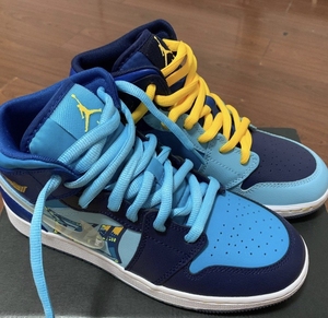 air jordan 1 aj1 fly 冰蓝鸳鸯 【38